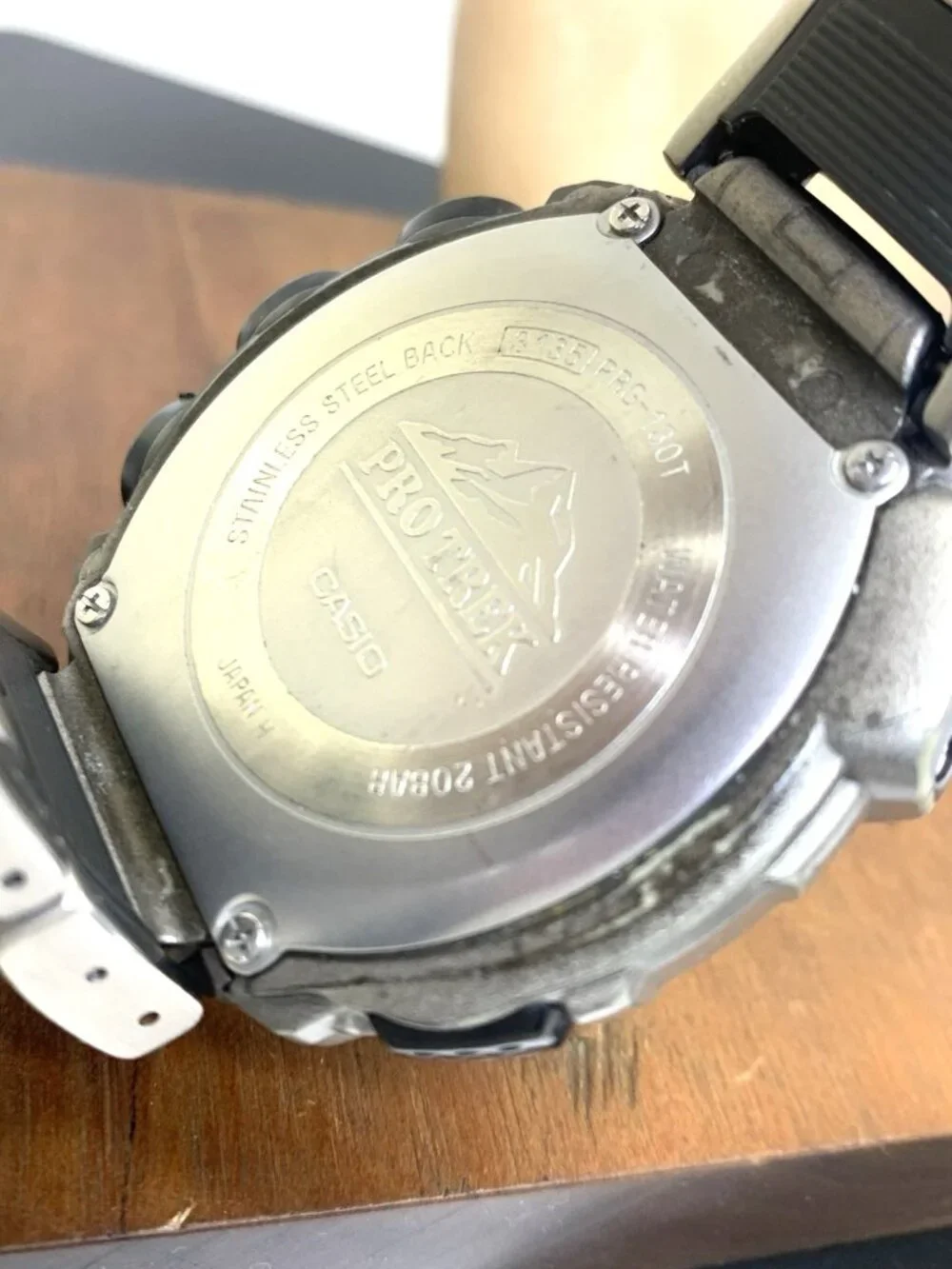 Casio Pro Trek Men's Watch PRG130T Solar Triple Sensor Digital Titanium 3135